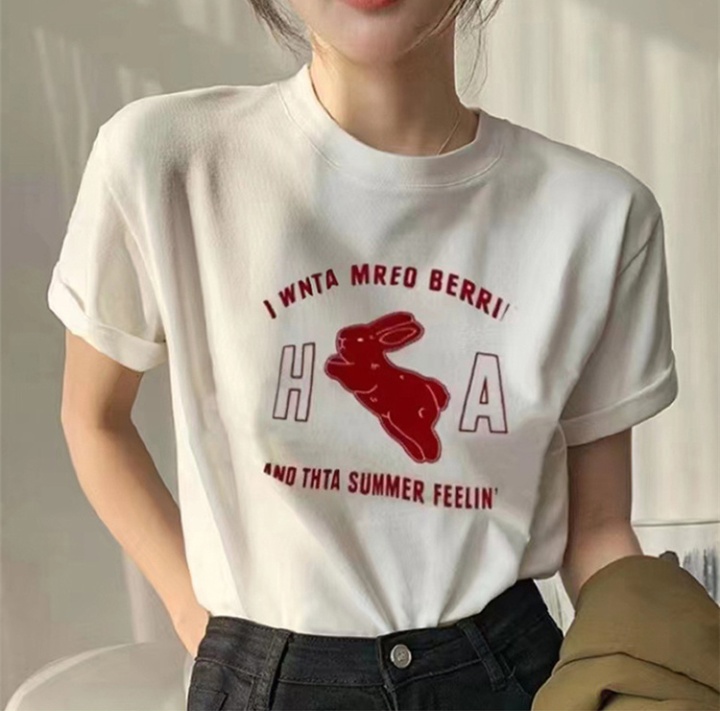 Short sleeve quality printing T-shirt