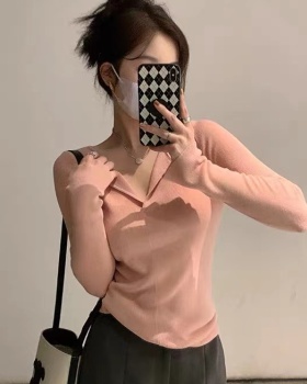 France style sweater bottoming shirt for women