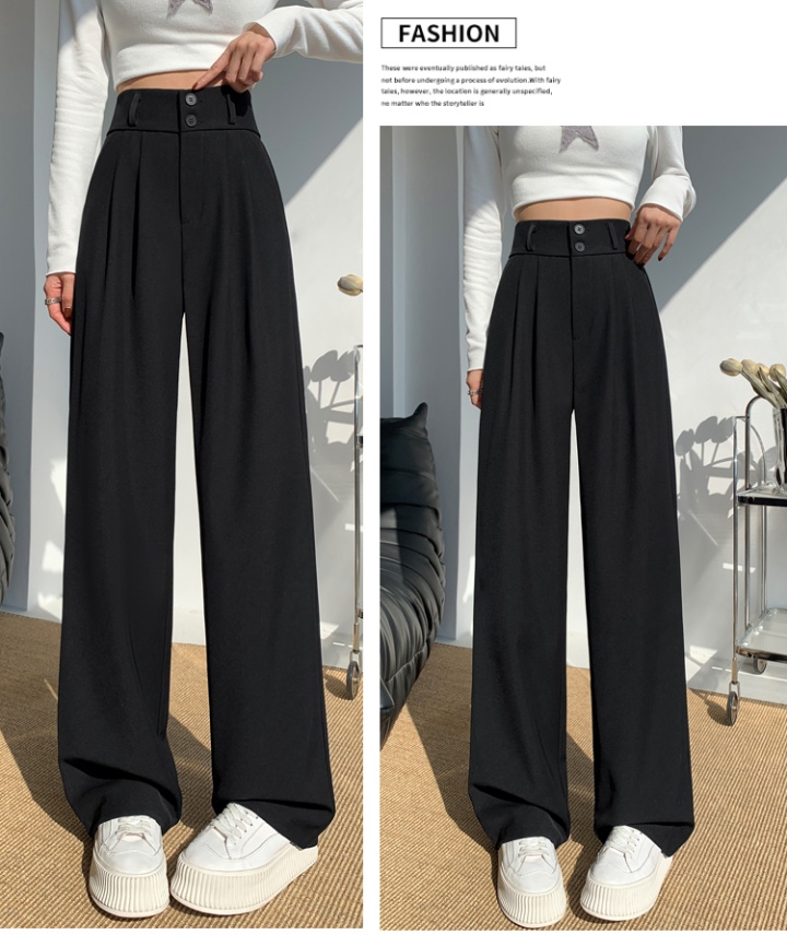 Straight pants Casual wide leg pants slim spring pants