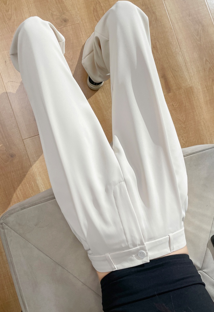 Casual slim business suit high waist pants for women