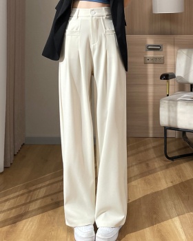 Casual wide leg pants slim business suit for women