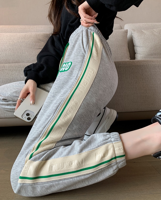Loose mixed colors all-match Casual sweatpants