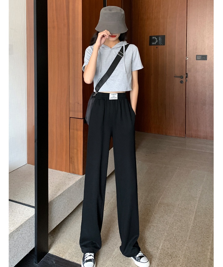 Loose Casual sweatpants high waist slim wide leg pants