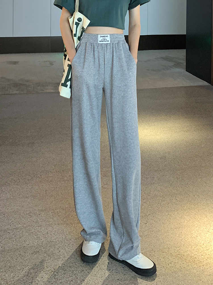 Loose Casual sweatpants high waist slim wide leg pants