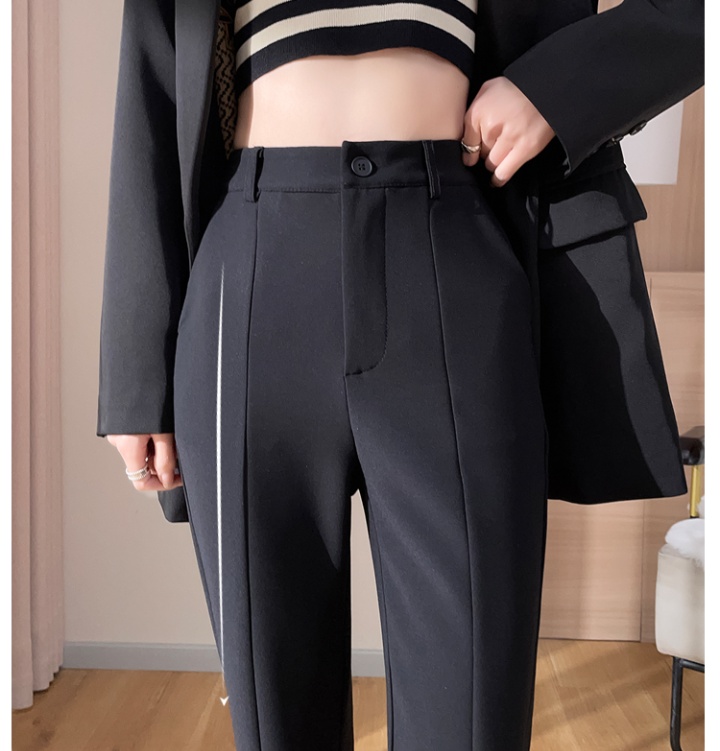 Micro speaker flare pants business suit for women
