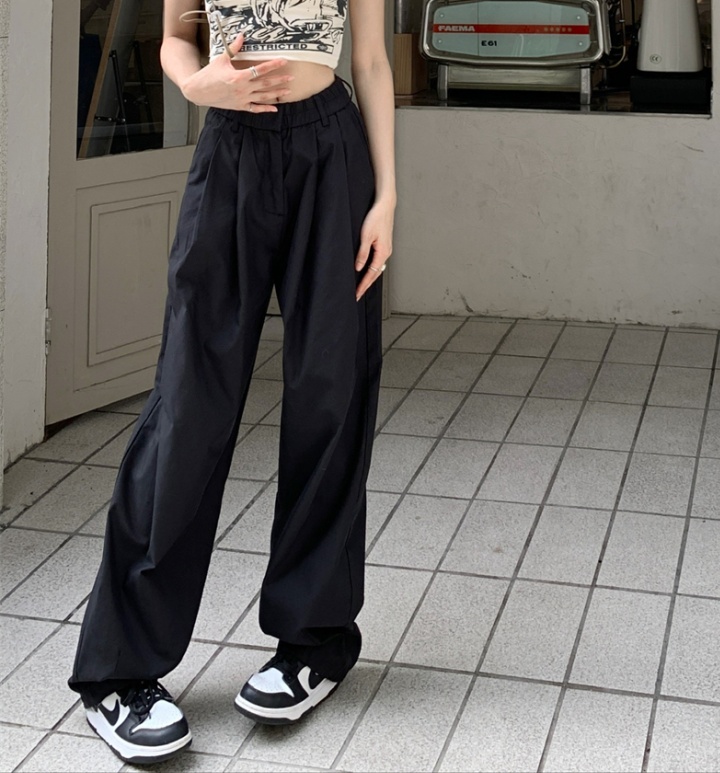 Mopping washed casual pants straight loose long pants