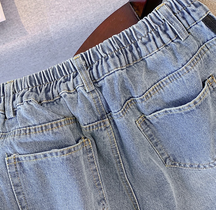 Loose fashion long pants slim temperament jeans for women