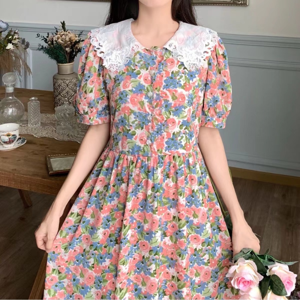 France style doll collar dress for women