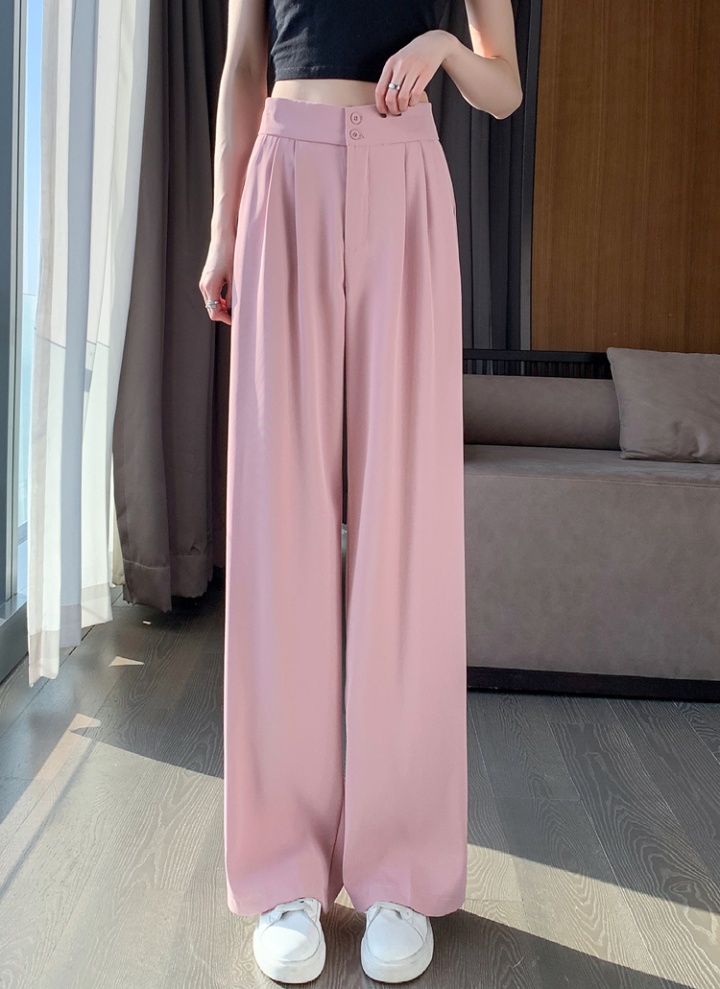 Slim straight pants wide leg pants Casual business suit for women