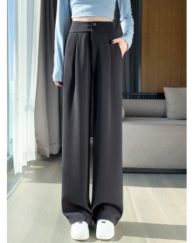 Slim straight pants wide leg pants Casual business suit for women