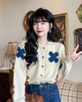 France style unique coat knitted tops for women