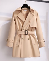 Loose British style windbreaker khaki all-match coat