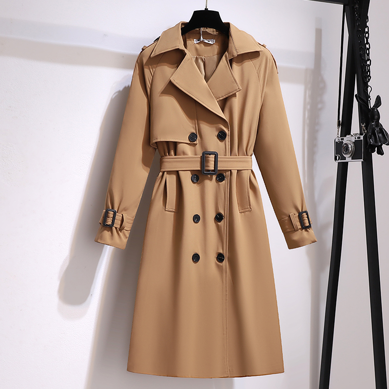 Spring windbreaker Korean style overcoat for women