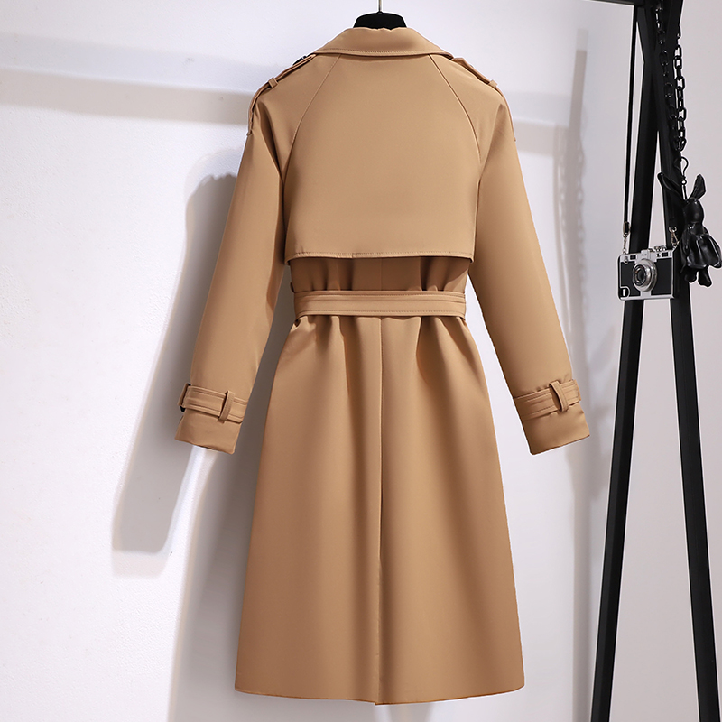 Spring windbreaker Korean style overcoat for women