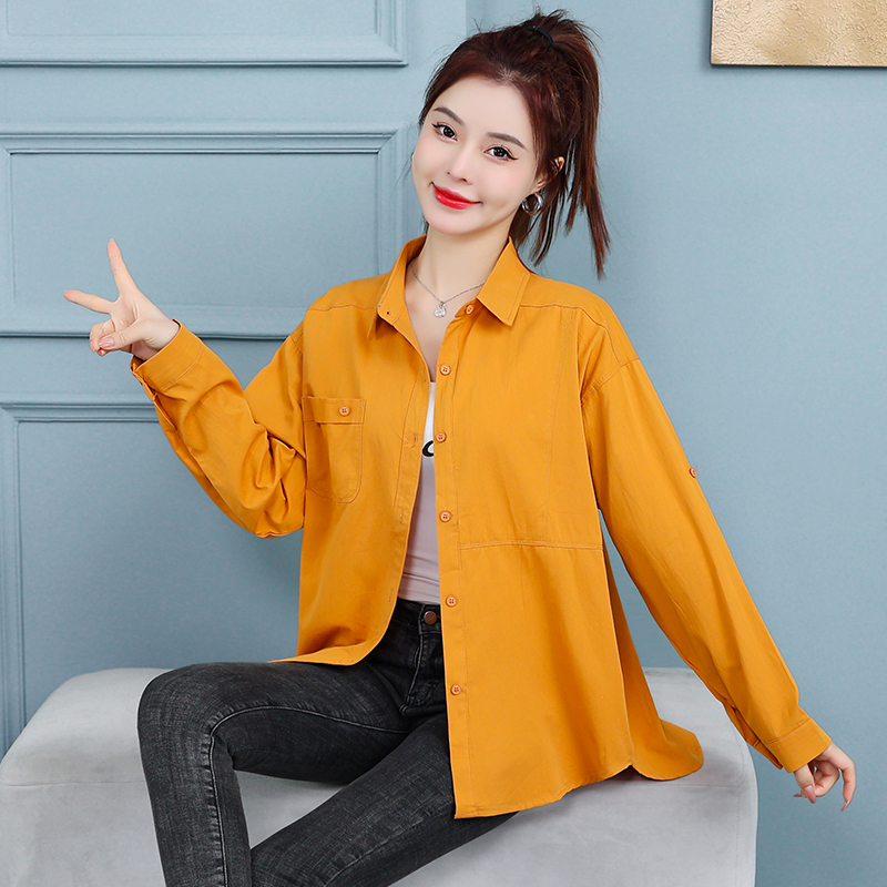 Unique autumn coat long sleeve shirt for women