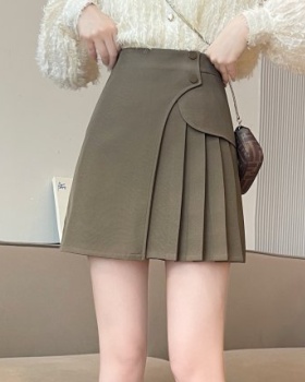High waist skirt irregular short skirt for women