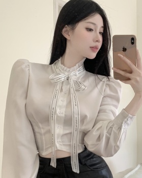 Court style shirt refinement tops for women