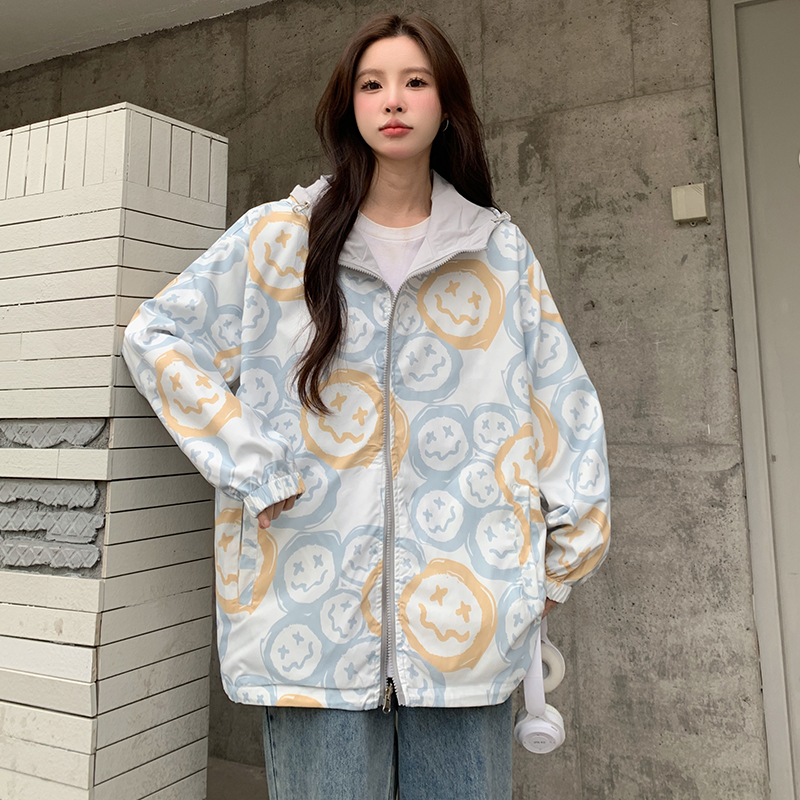 Casual Korean style tops high student work clothing