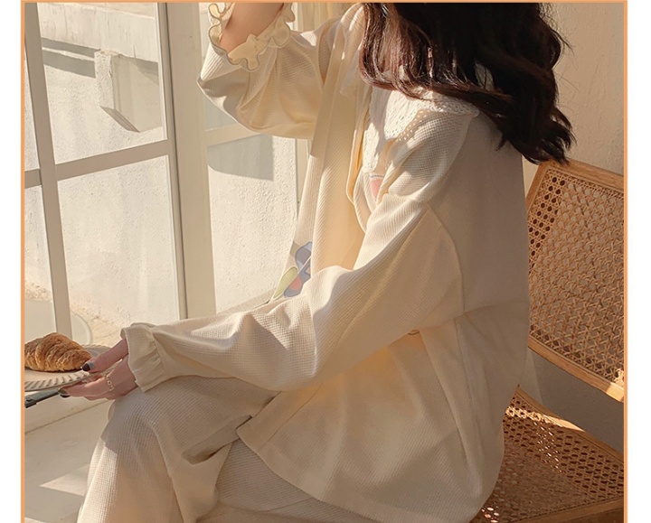 Korean style cardigan pajamas 2pcs set for women
