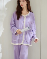 Summer pajamas homewear cardigan 2pcs set for women