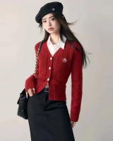 Embroidered sweet coat spring and autumn sweater