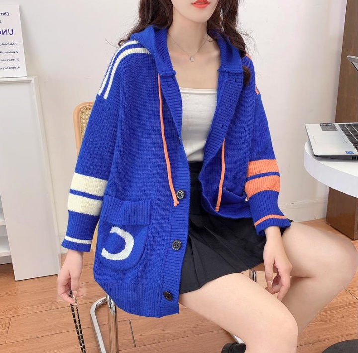 Spring college style sweater pullover lazy coat