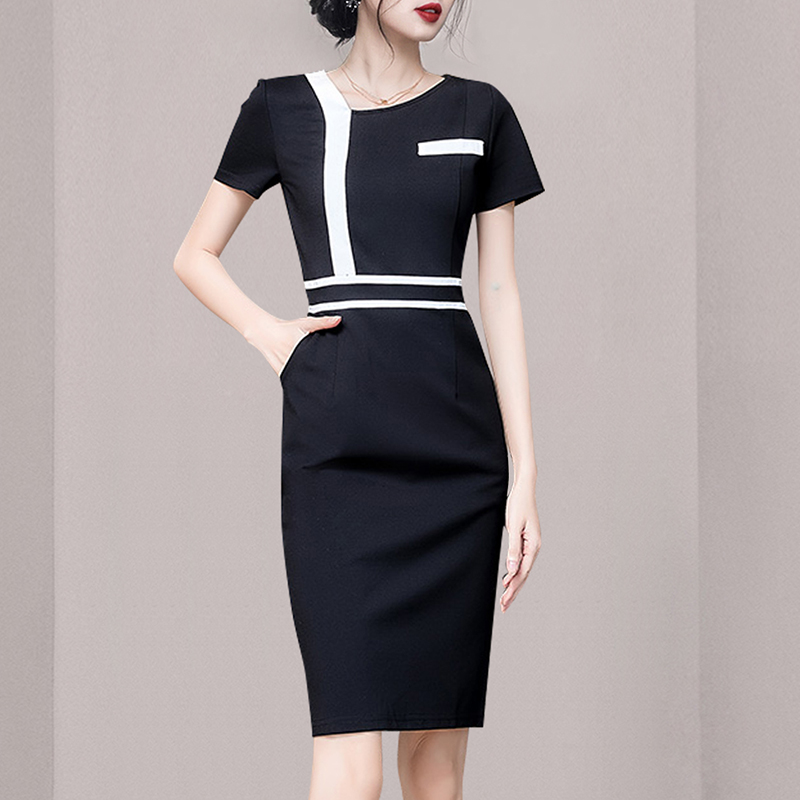 Spring and summer package hip business suit slim dress