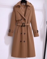 Autumn long overcoat Korean style windbreaker for women