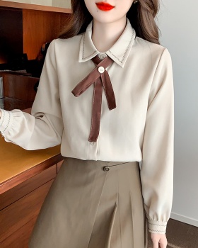 Unique spring and autumn France style shirt for women