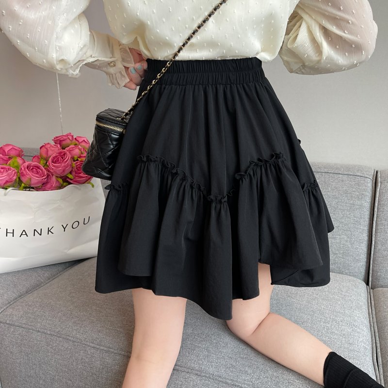 Thick and disorderly short skirt skirt for women