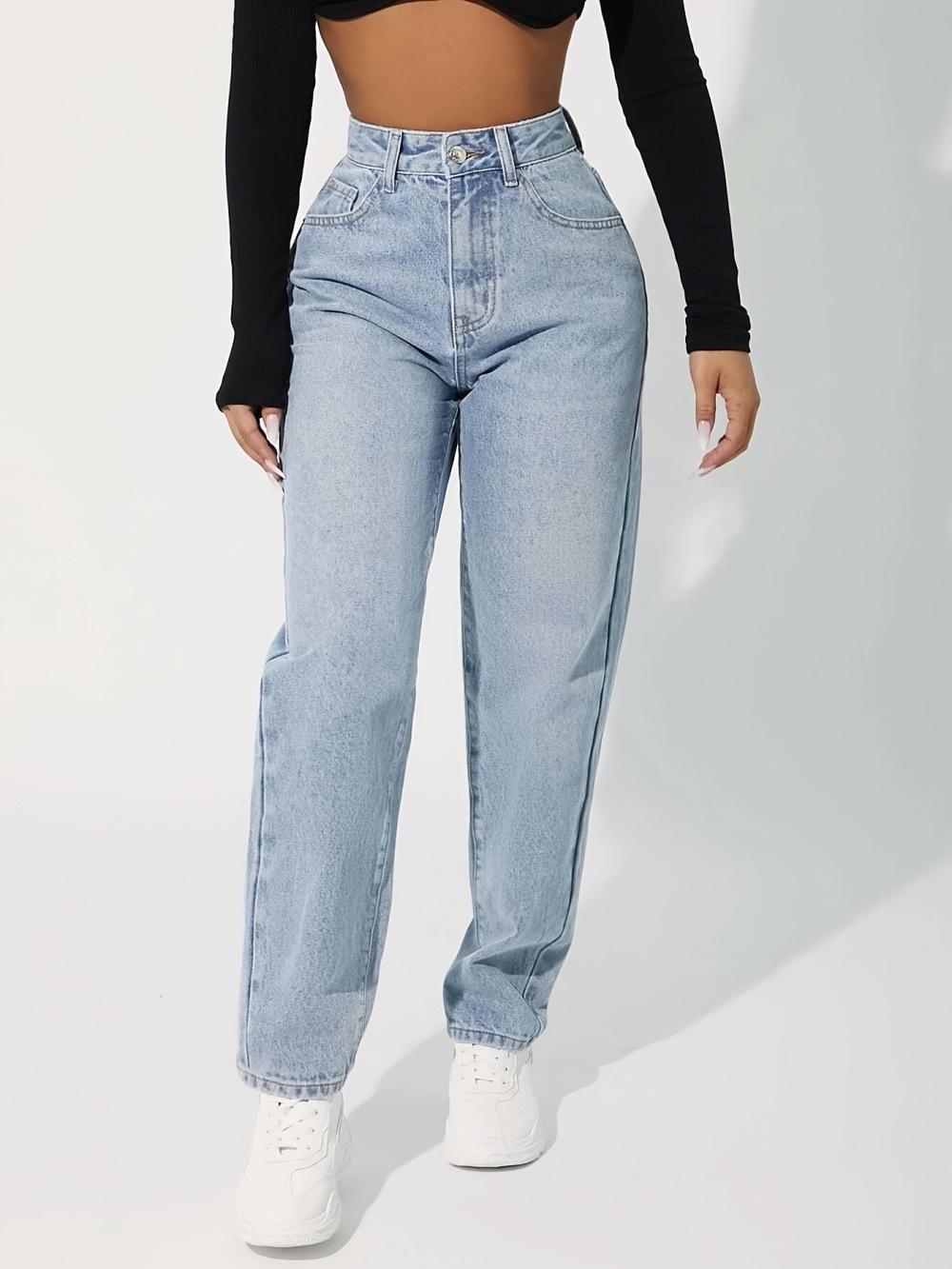 European style Casual loose jeans for women