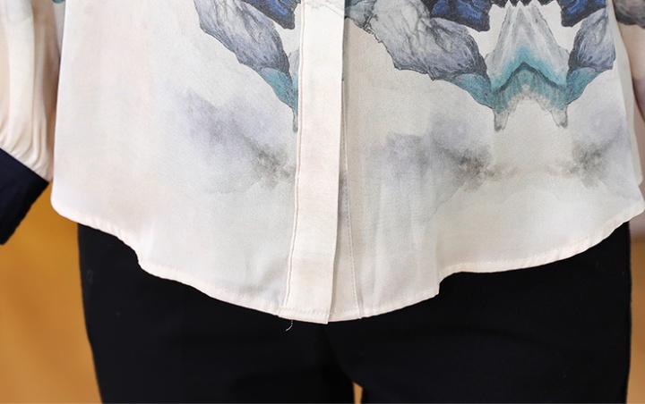 Silk tops real silk shirt for women