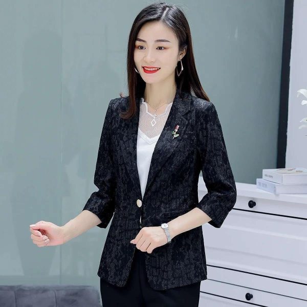 Lace temperament coat fashion business suit