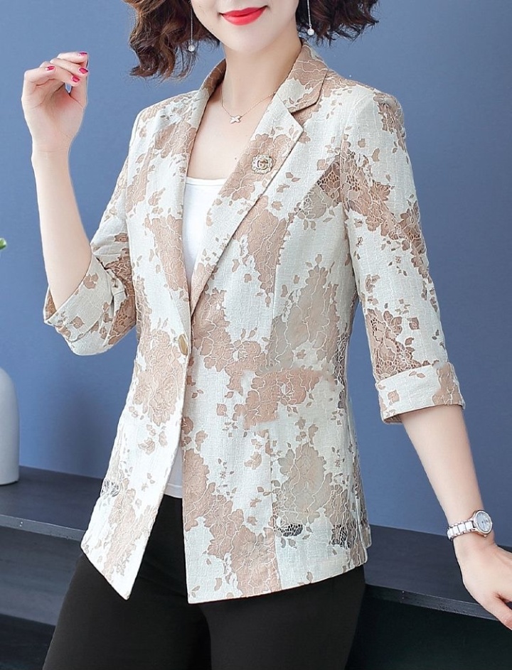 Western style sunscreen tops lace spring and summer coat