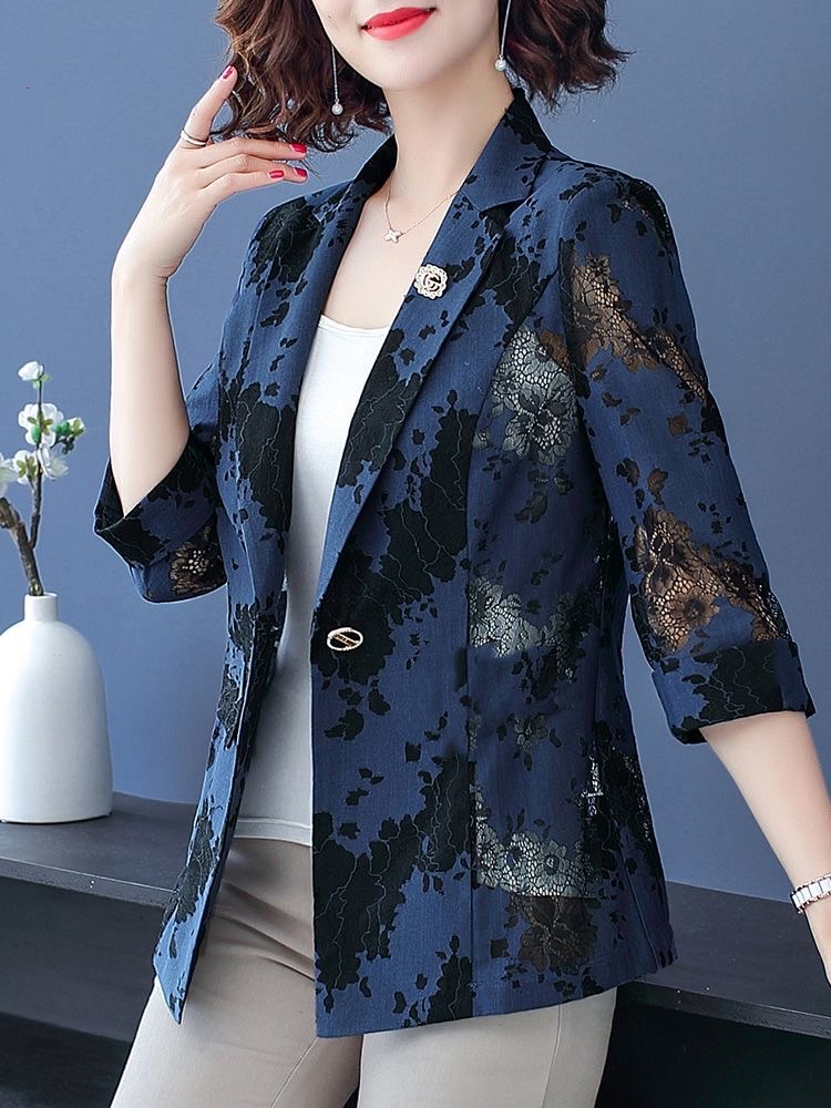 Western style sunscreen tops lace spring and summer coat