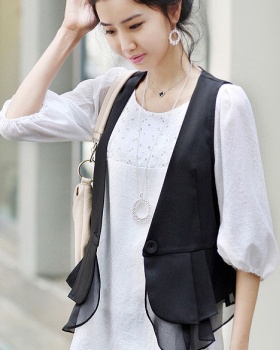 All-match spring and autumn waistcoat thin business suit