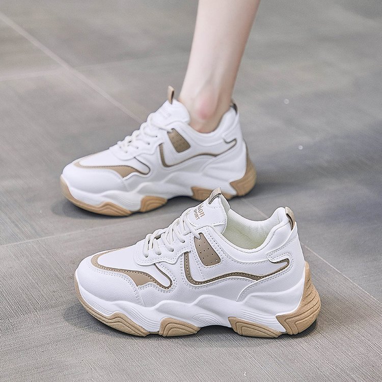 Casual thick crust sports splice student shoes for women