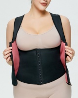 Breasted adjustable tops bound fitness shapewear