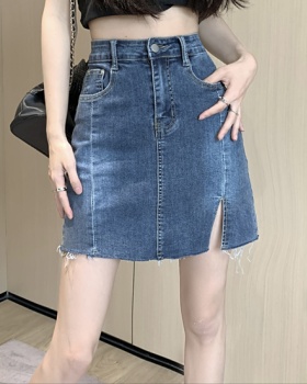 Slim unique short skirt retro maiden skirt for women
