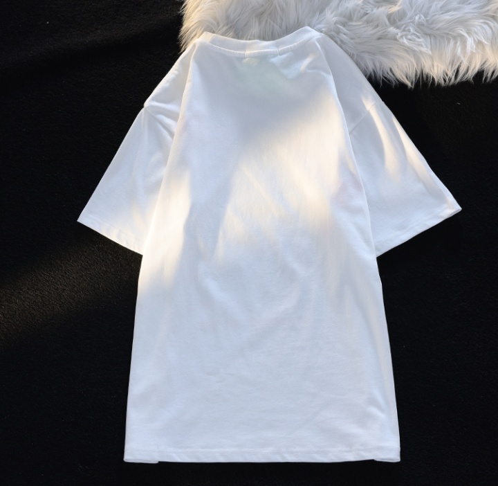 Quality pure cotton printing short sleeve T-shirt