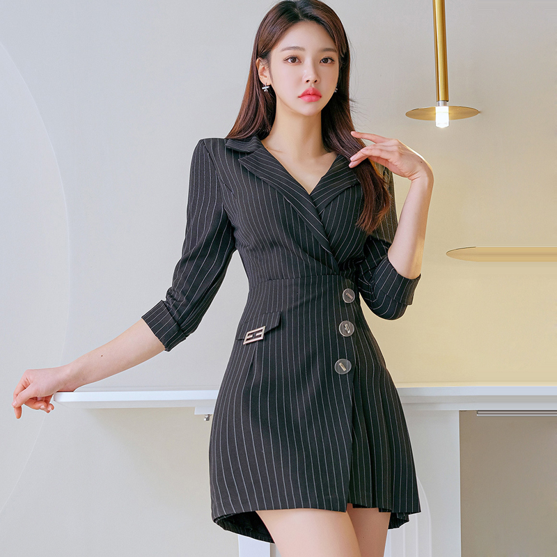 Korean style business suit profession dress for women