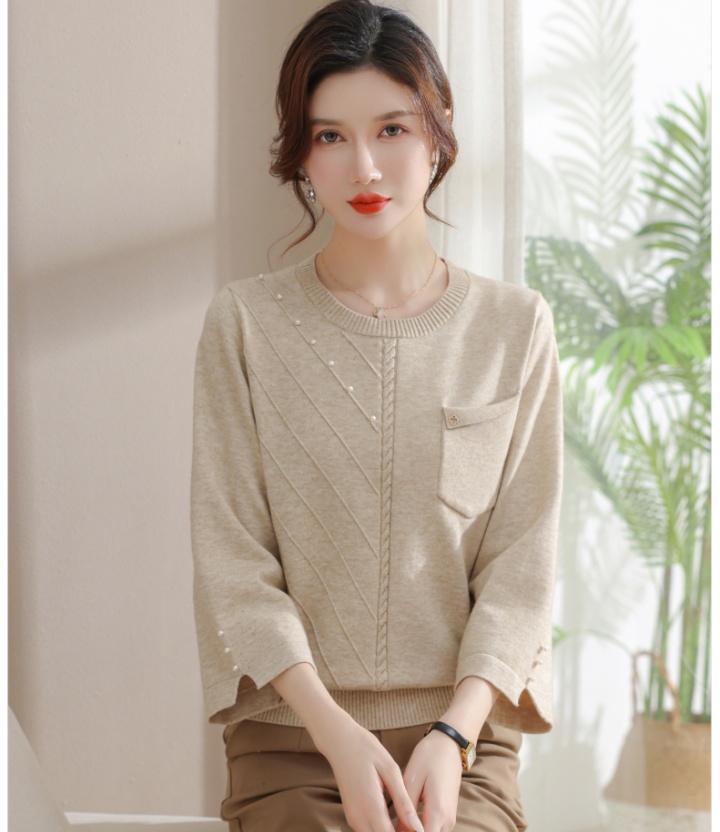 Spring and summer sweater short sleeve tops for women