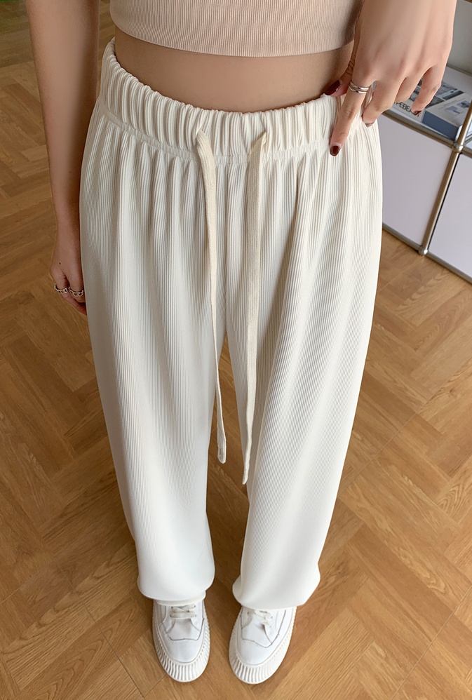 Straight pants spring and summer wide leg pants for women