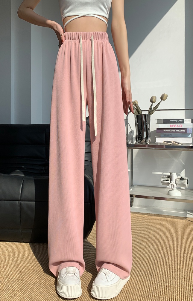 Straight pants spring and summer wide leg pants for women