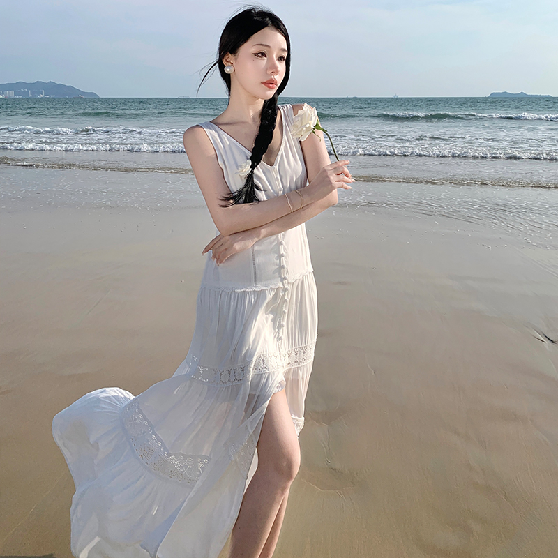 Seaside vacation beach dress beautiful dress