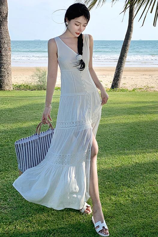 Seaside vacation beach dress beautiful dress