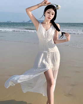 Seaside vacation beach dress beautiful dress