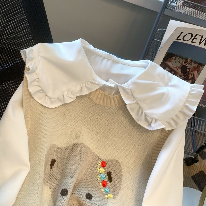 Cubs creative waistcoat fashion sweater for women