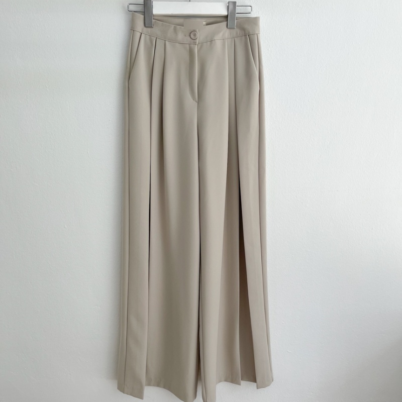 Crimp long pants all-match business suit for women