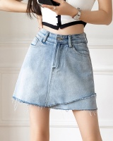 Anti emptied summer short skirt lined skirt